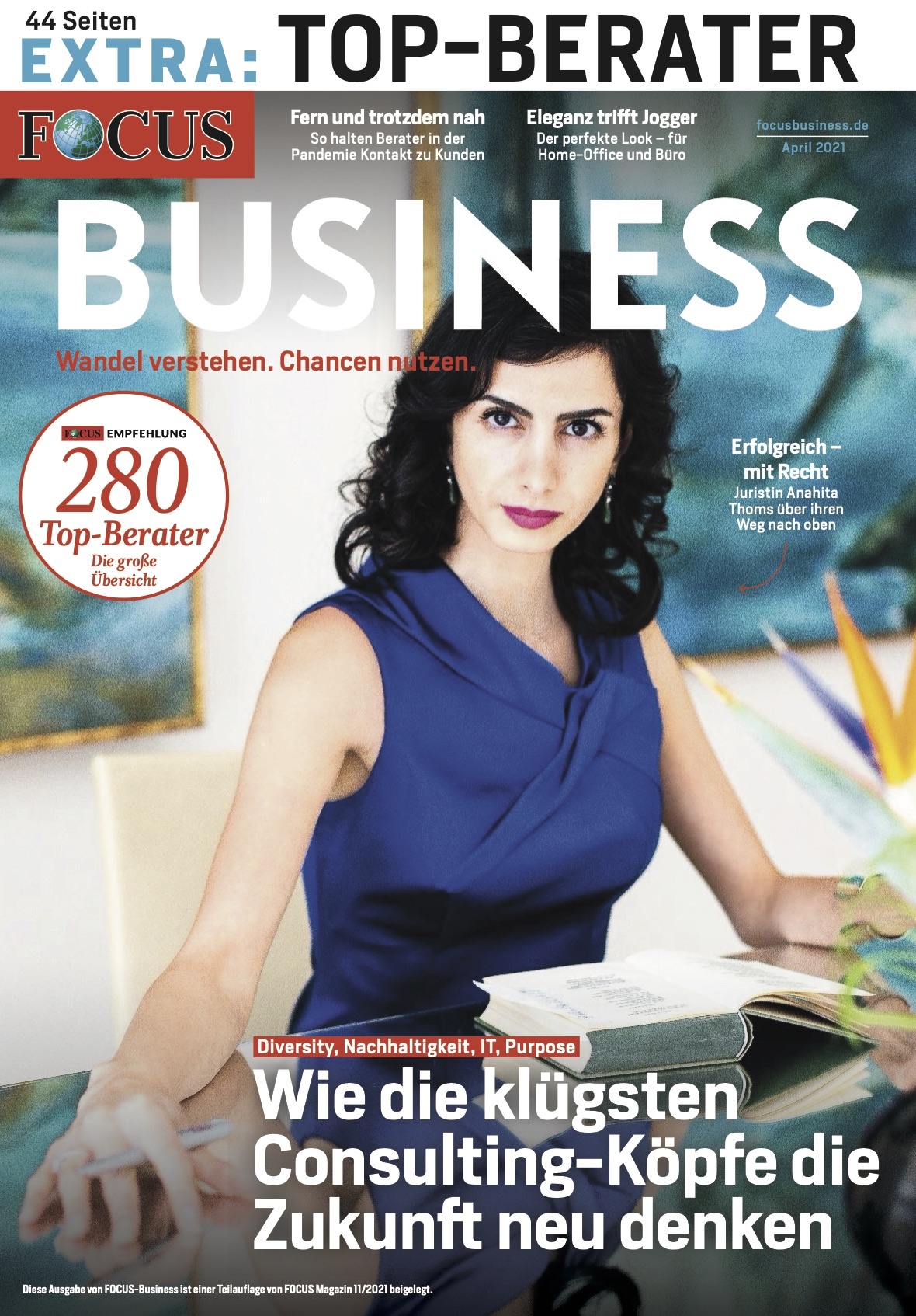 Auszeichnung Focus Business Top Berater 2021 l Focus Business - Auszeichnung als Top Berater 2021ESCH. The Brand Consultants GmbH