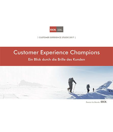 Teaserbild Studie I Customer Experience Champions - Ein Blick durch die Brille des Kunden I ESCH. The Brand Consultants GmbH