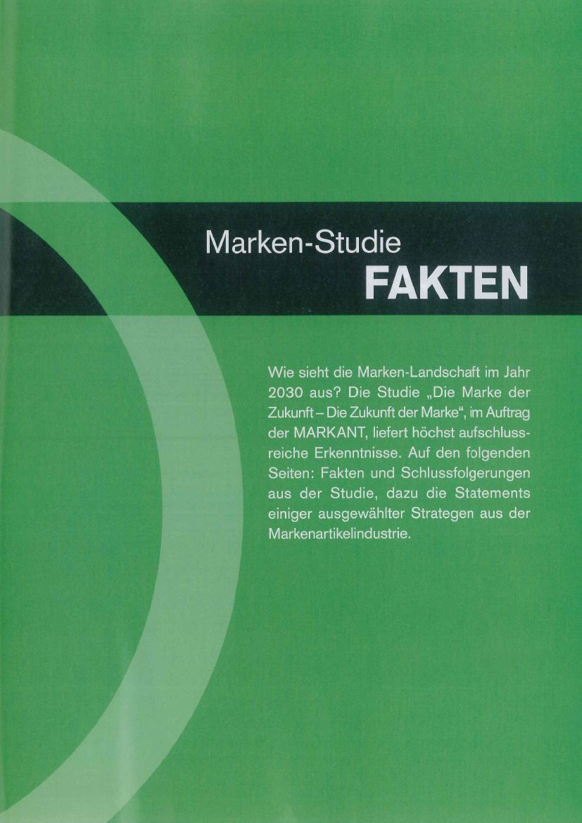 Marken-Studie für den Handel: „Die Zukunft der Marke – die Marke der Zukunft". I The Brand Consultants GmbH