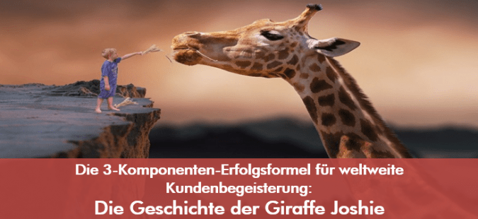 Die 3-Komponenten-Erfolgsformel für weltweite Kundenbegeisterung: Die Geschichte der Giraffe Joshie